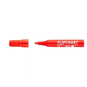   Flipchart marker, 1-3 mm, kúpos, ICO "Artip 11", piros