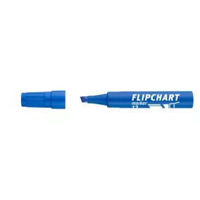   Flipchart marker, 1-4 mm, vágott, ICO "Artip 12", kék