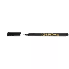 Alkoholos marker, CD/DVD, 0,5 mm, ICO, fekete