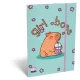 Gumis mappa, karton, A5, LIZZYSULI, Lollipop Capibara