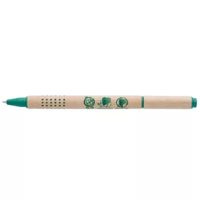   Golyóstoll, kupakos, papír tolltest, ICO "Green", kék