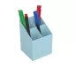 Írószertartó, ICO, pasztellkék