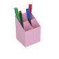 Írószertartó, ICO, pasztell rózsaszín