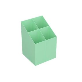 Írószertartó, ICO, pasztellzöld
