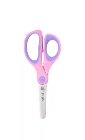 Olló display, iskolai, kerek, 13 cm, ICO "Süni", vegyes szín