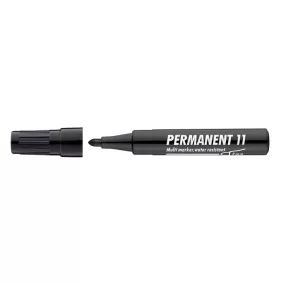   Alkoholos marker, 1-3 mm, kúpos, ICO "Permanent 11", fekete