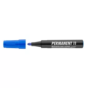  Alkoholos marker, 1-3 mm, kúpos, ICO "Permanent 11", kék