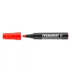   Alkoholos marker, 1-3 mm, kúpos, ICO "Permanent 11", piros