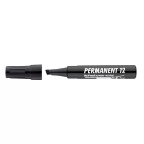   Alkoholos marker, 1-4 mm, vágott, ICO "Permanent 12", fekete