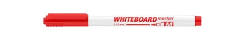 Tábla- és flipchart marker, 1-1,5 mm, kúpos, ICO "Slim M", piros