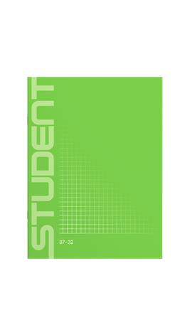 Füzet, tűzött, A4, kockás, 32 lap, ICO "Student", "87-32"