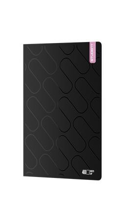 Füzet, tűzött, A4, sima, 40 lap, ICO "Student Premium", vegyes színek