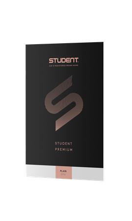 Füzet, tűzött, A4, sima, 32 lap, ICO "Student Premium", "80-32", fekete