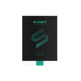   Füzet, tűzött, A4, vonalas, 32 lap, ICO "Student Premium", "81-32", fekete