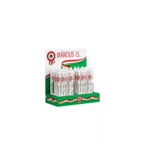 Golyóstoll display, 0,8 mm, nyomógombos, ICO, kokárdás