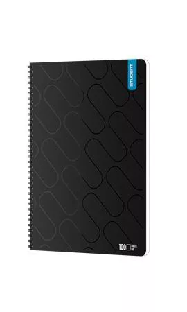 Spirálfüzet, A4, sima, 100 lap, ICO "Student Premium", vegyes színek