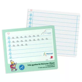   Füzet, tűzött, 245x295 mm, fekvő, 32 lap, 1. osztály, ICO "Süni Meixner"