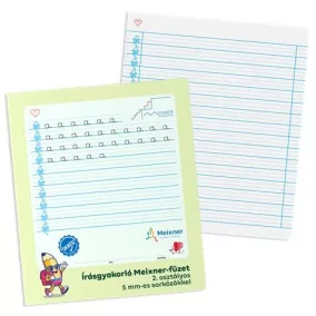   Füzet, tűzött, 295x245 mm, álló, 32 lap, 2. osztály, ICO "Süni Meixner"