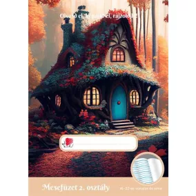   Olvasónapló, tűzött, A5, 32 lap, 2. osztály, ICO "Süni Mesefüzet", kunyhó