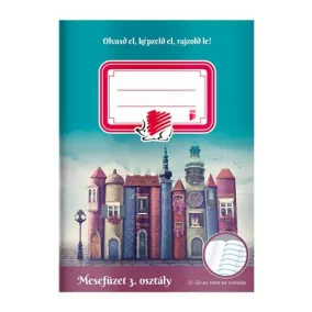   Olvasónapló, tűzött, A5, 32 lap, 3. osztály, ICO "Süni Mesefüzet"