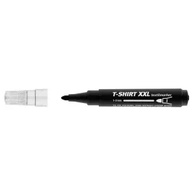   Textilmarker, 1-3 mm, kúpos, ICO "XXL T-Shirt", fekete