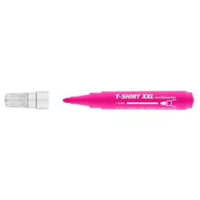   Textilmarker, 1-3 mm, kúpos, ICO "XXL T-Shirt", rózsaszín