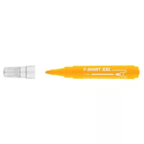   Textilmarker, 1-3 mm, kúpos, ICO "XXL T-Shirt", sárga