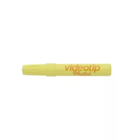   Szövegkiemelő, 1-4 mm, ICO "Videotip", pasztell sárga