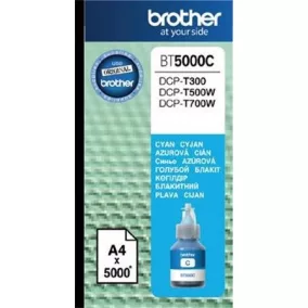   BT5000C Tinta DCP T-300, 500W, 700W nyomtatókhoz, BROTHER, cián, 5k