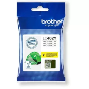   LC462Y Tintapatron MFC-J3540 nyomtatóhoz, BROTHER, sárga, 550 oldal