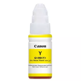   GI490 Tinta Pixma MFP G2411, G3411, G4411 nyomtatókhoz, CANON, sárga, 70 ml