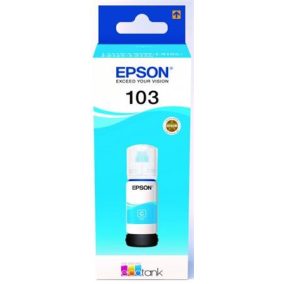   T00S24A Tinta EcoTank L3110, L3150, L1110 nyomtatókhoz, EPSON 103, cián, 65 ml