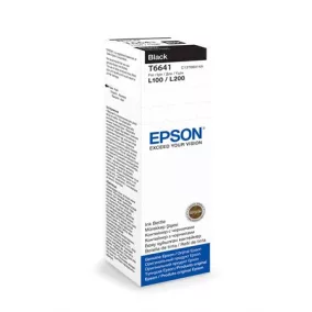   T66414A10 Tinta L100, 200mfp nyomtatókhoz, EPSON, fekete, 70ml