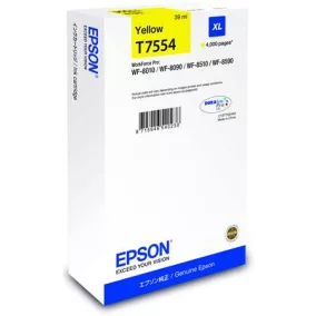   T755440 Tintapatron WF8590, 8510, 8090 nyomtatókhoz, EPSON, sárga, 39ml