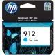 3YL77AE Tintapatron Officejet 8023 All-in-One nyomtatókhoz, HP 912, cián, 315 oldal