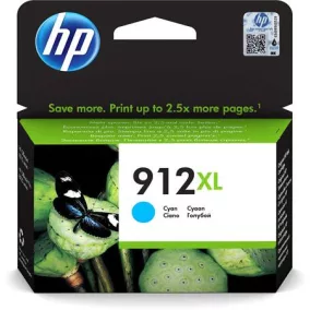  3YL81AE Tintapatron Officejet 8023 All-in-One nyomtatókhoz, HP 912XL, cián, 825 oldal