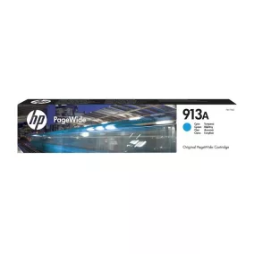   F6T77AE Tintapatron PageWide 352, 377, PageWide Pro 452, 477 nyomtatókhoz, HP 913, cián, 3,5k