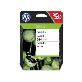   N9J73AE Tintapatron multipack Photosmart C5380, C6380, D5460 nyomtatókhoz, HP 364, b+c+m+y, 250+3*300 oldal