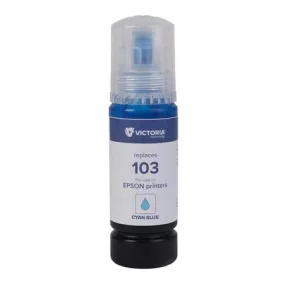   T00S24A Tinta EcoTank L3110, L3150, L1110 nyomtatókhoz, VICTORIA TECHNOLOGY 103, cián, 65 ml
