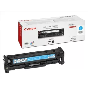   CRG-718C Lézertoner i-SENSYS LBP 7200CDN, MF 8330, 8350CDN nyomtatókhoz, CANON, cián, 2,9k