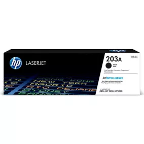   CF540A Lézertoner HP ColorLaserJet Pro MFP M280nw, MFP M281fdn, MFP M281fdw nyomtatókhoz, HP 203A, fekete, 1,4k