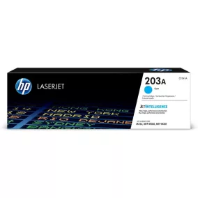   CF541A Lézertoner HP ColorLaserJet Pro MFP M280nw, MFP M281fdn, MFP M281fdw nyomtatókhoz, HP 203A, cián, 1,3k