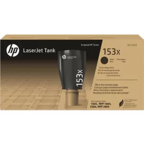   W1530X Lézertoner Laserjet Tank 1504, 2504 nyomtatókhoz, HP 153X, fekete, 5k