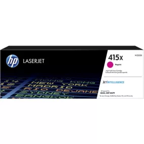   W2033X Lézertoner Color LaserJet Pro M454, MFP M479 nyomtatókhoz, HP 415X, magenta, 6k