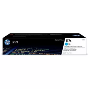  W2071A Lézertoner Color Laser 150, MFP178, MFP179 nyomtatókhoz, HP 117A, cián, 0,7k