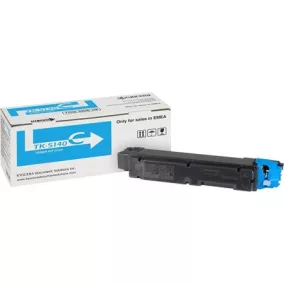   TK5140C Lézertoner P6130cdn, M6030cdn, M6530cdn nyomtatókhoz, KYOCERA, cián, 5k