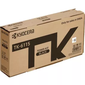   TK6115 Lézertoner ECOSYS M4125idn, M4132idn nyomtatóhoz, KYOCERA, fekete, 15k