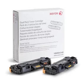   106R04349 Lézertoner B205, B210, B215 nyomtatókhoz, XEROX, fekete, 2*3k