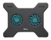 Notebook állvány, ventilátorral, USB, TRUST "Xstream Breeze", fekete