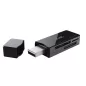   Kártyaolvasó, SD + MicroSD kártyához, USB 3.2 gen1, "TRUST Nanga", fekete